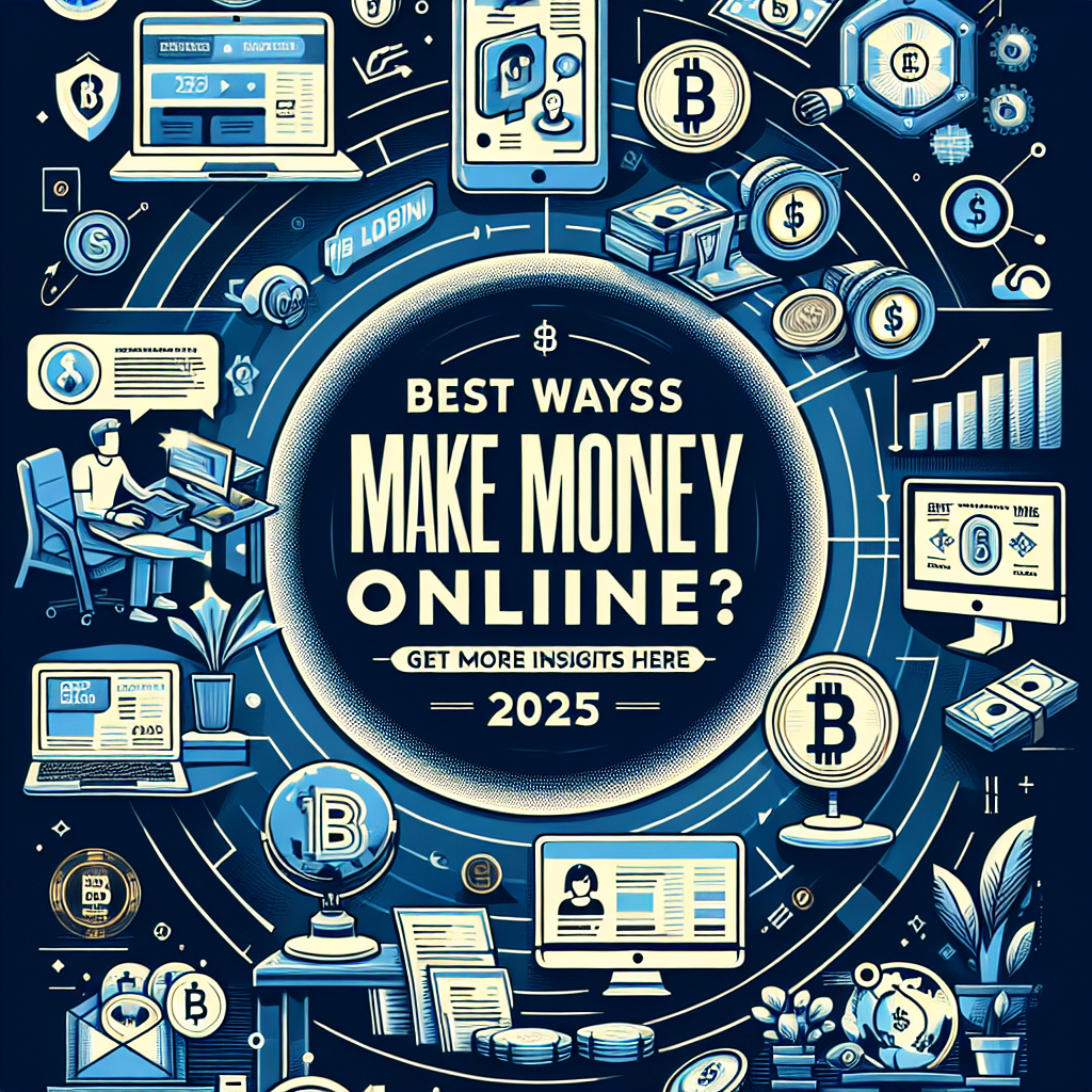Best Ways To Make Money Online 2025