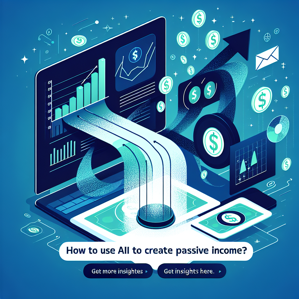 How To Use Ai To Create Passive Income