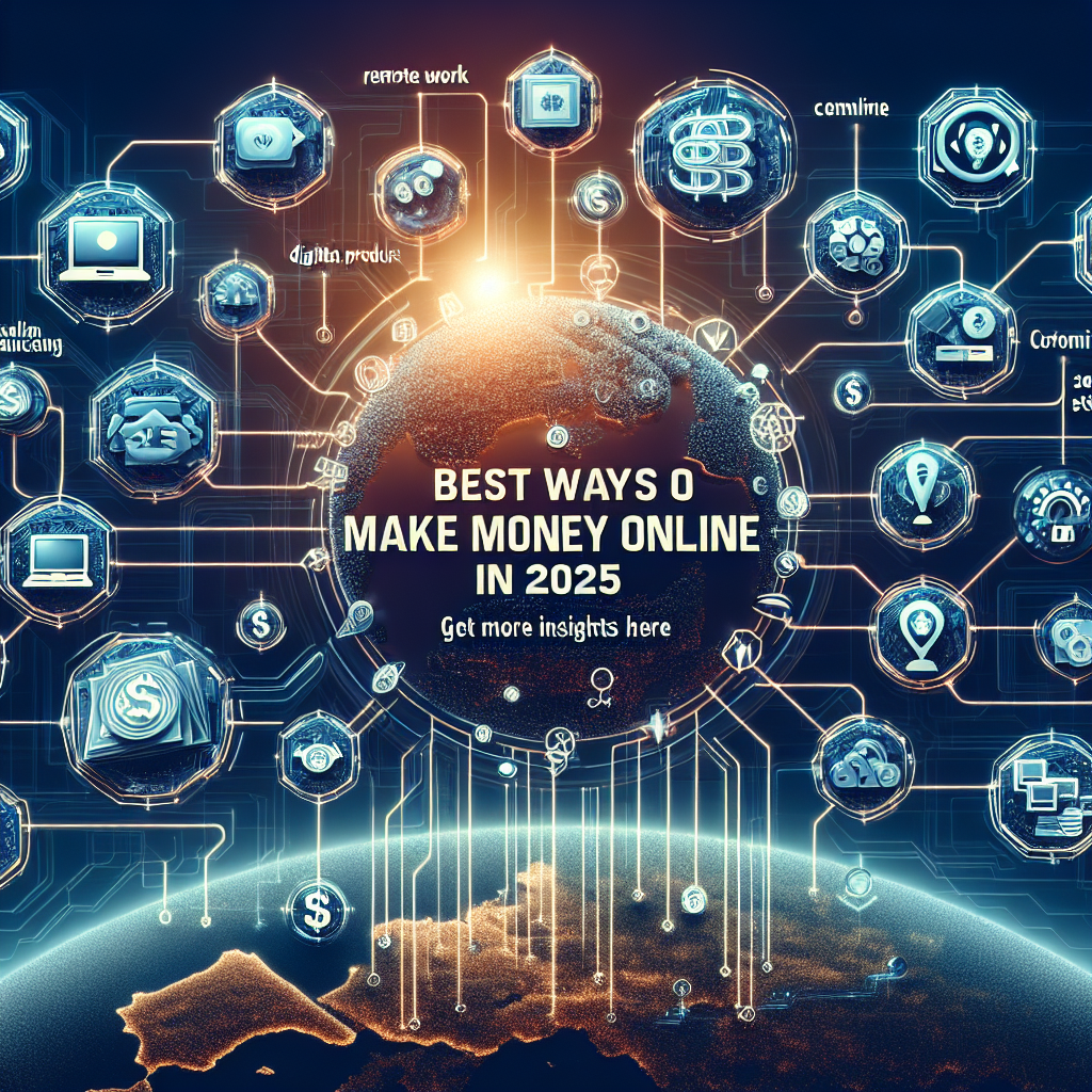 Best Ways To Make Money Online 2025