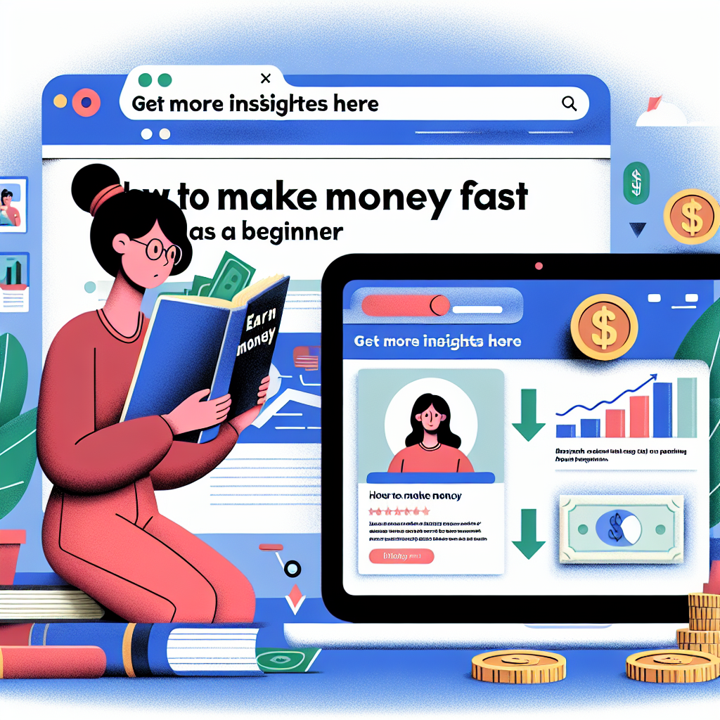 How To Make Money Fast As A Beginner