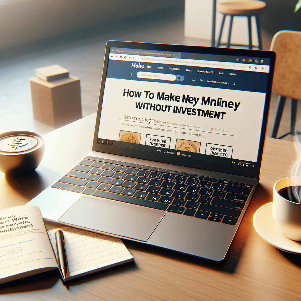 How To Make Money Online Without Investment