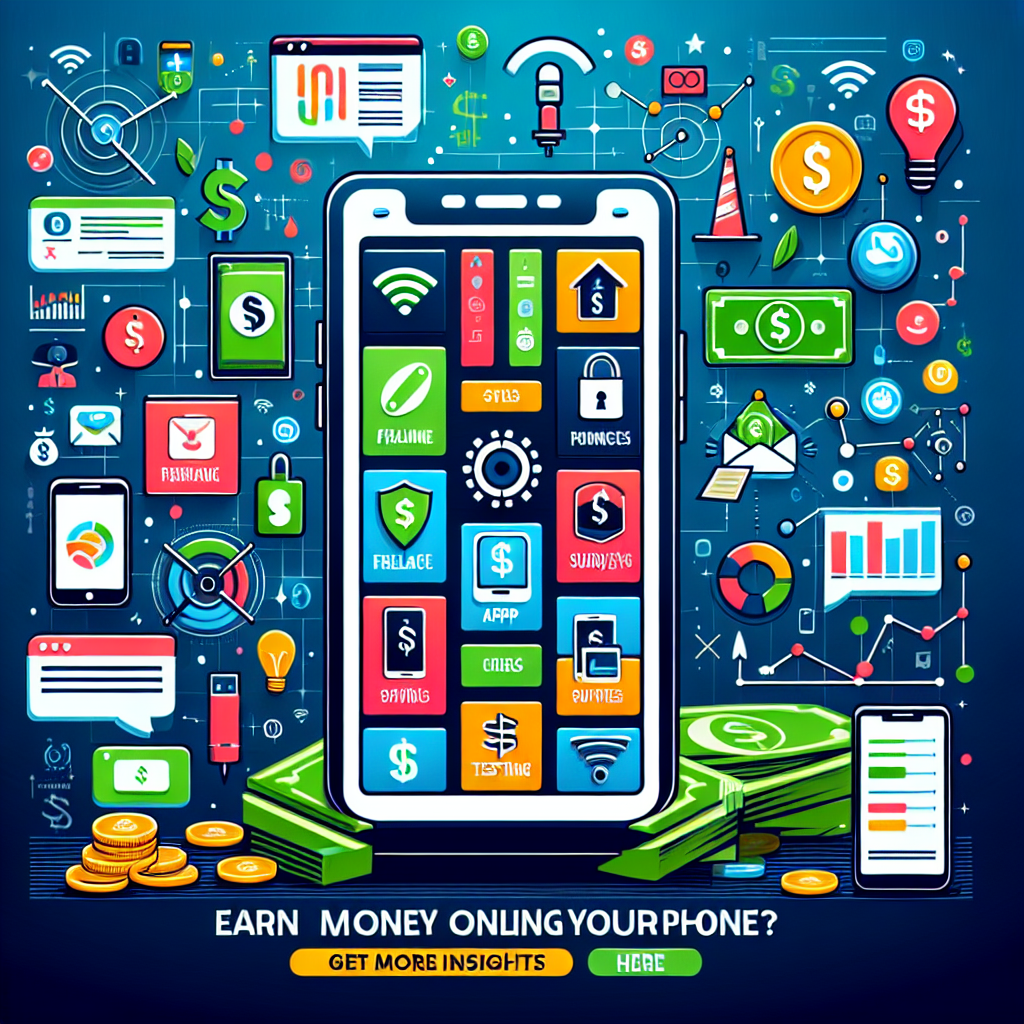 Earn Money Online Using Your Phone