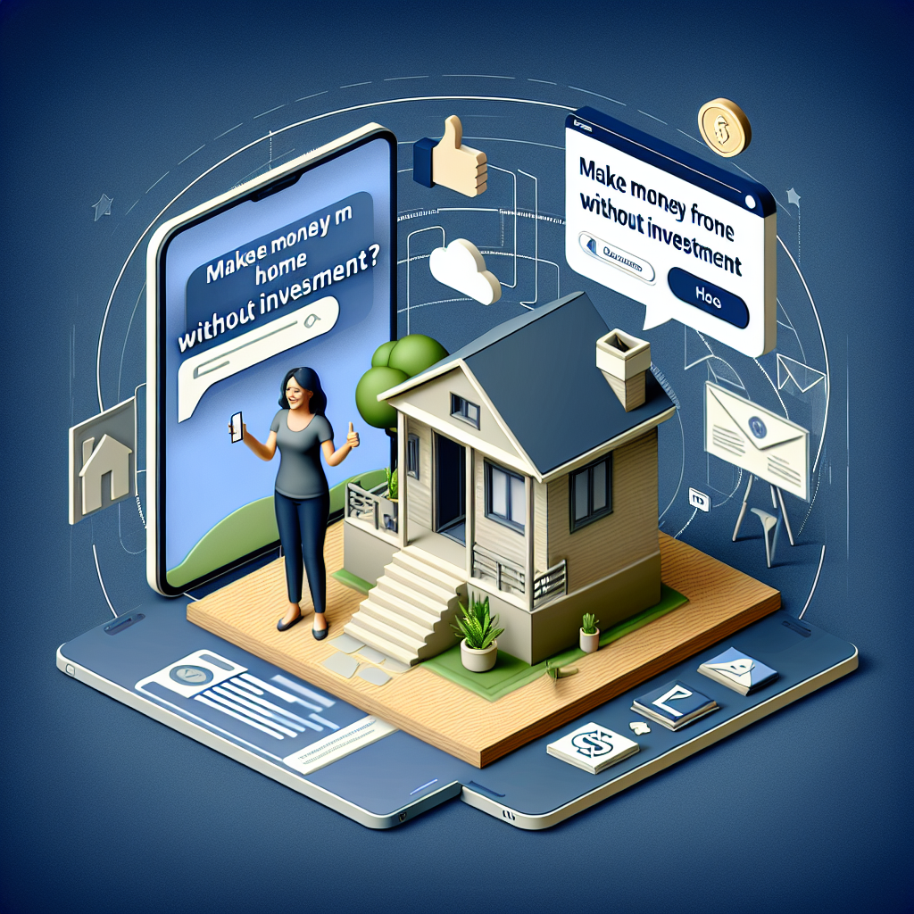 Make Money From Home Without Investment