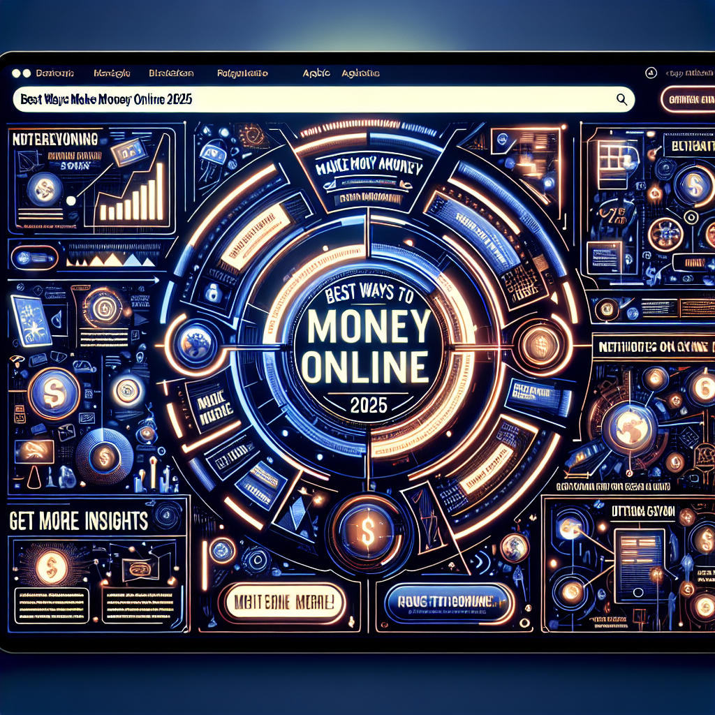 Best Ways To Make Money Online 2025