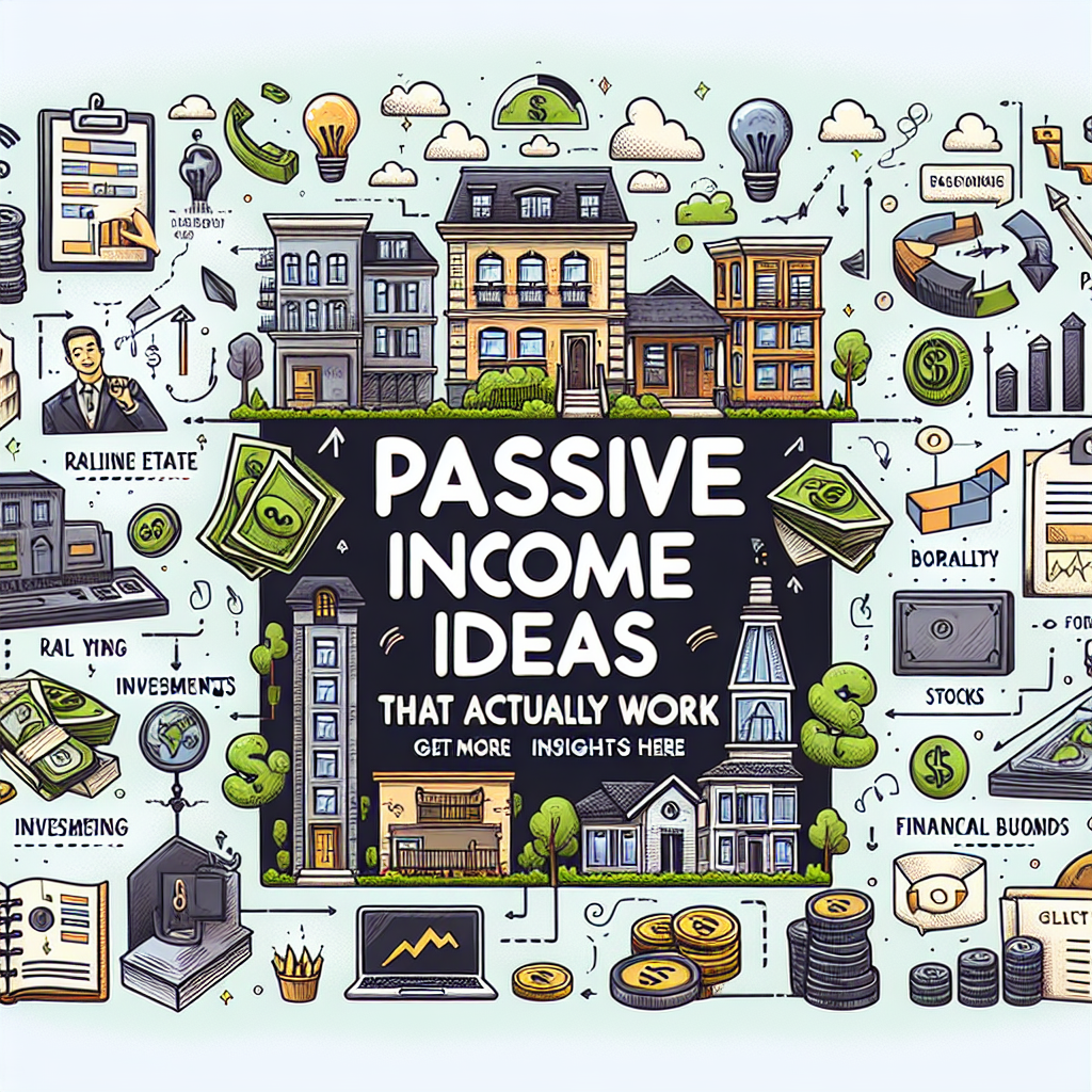 Passive Income Ideas That Actually Work