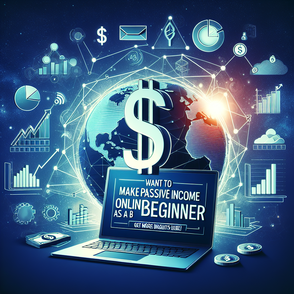 Make Passive Income Online As A Beginner