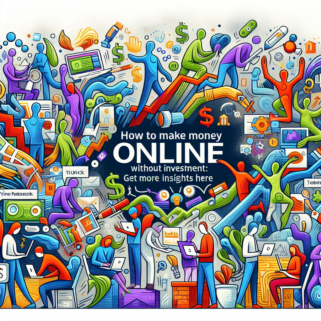 How To Make Money Online Without Investment