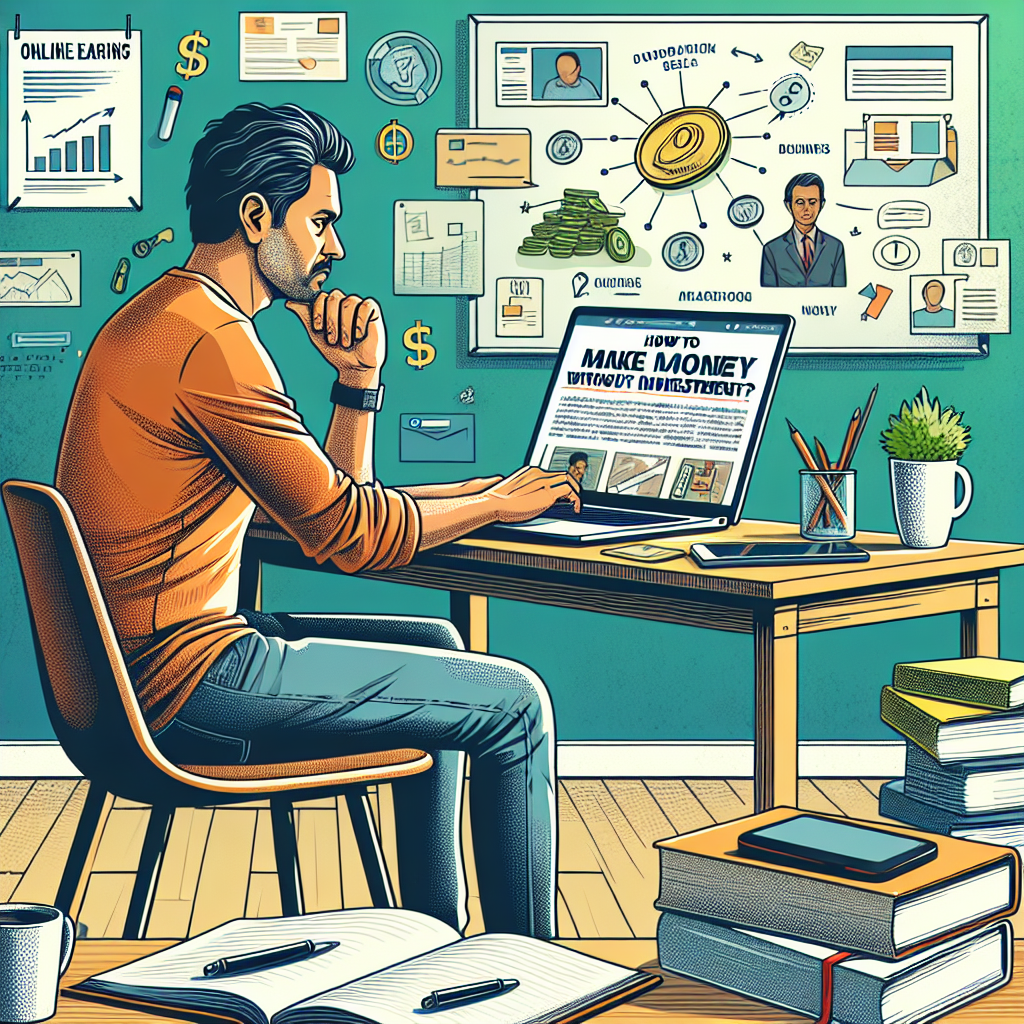 How To Make Money Online Without Investment
