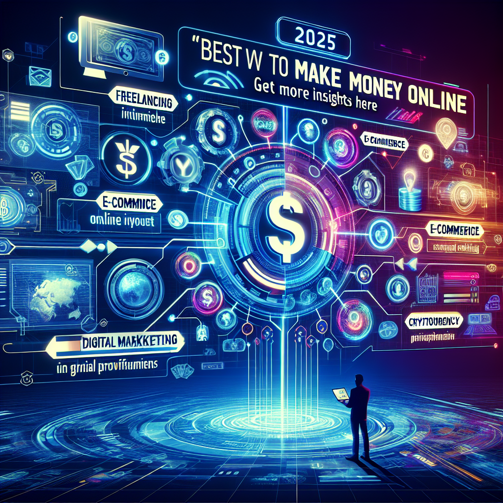 Best Ways To Make Money Online 2025