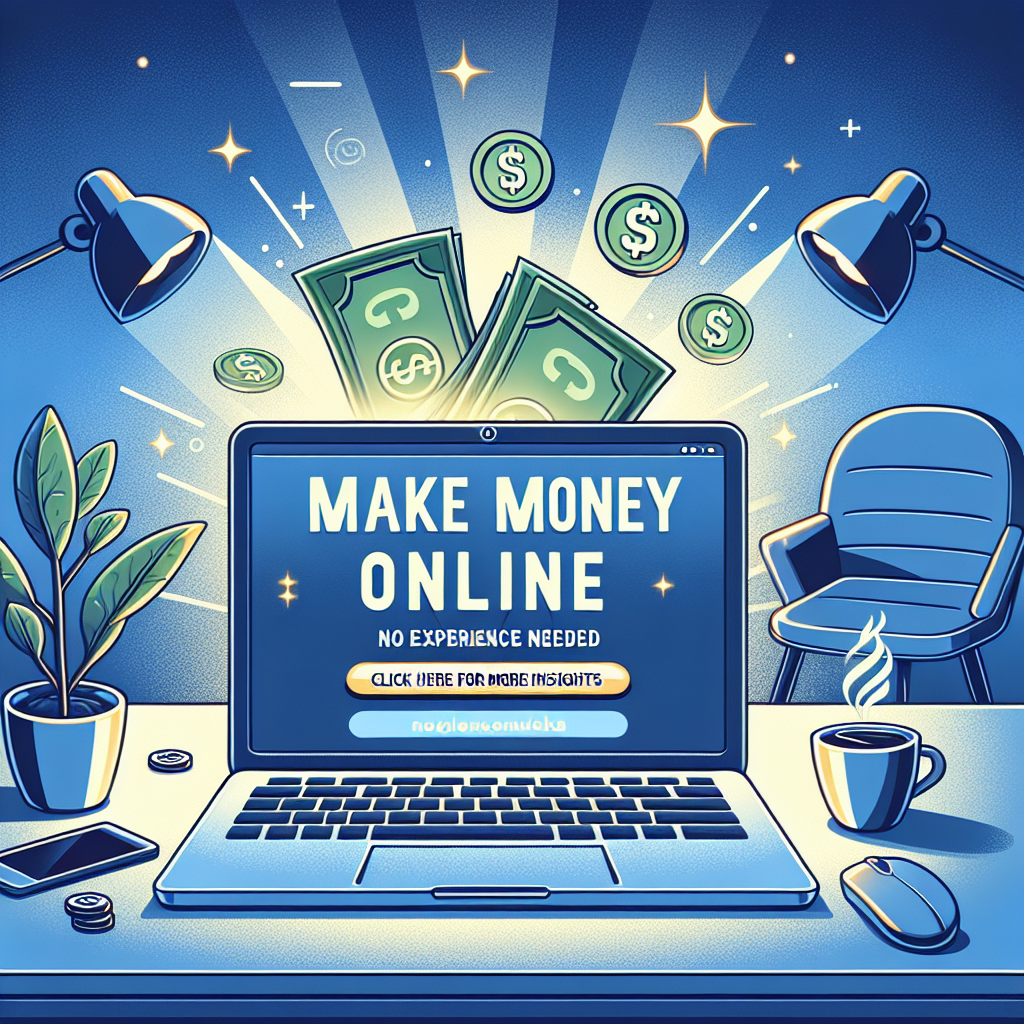 Make Money Online — No Experience Needed