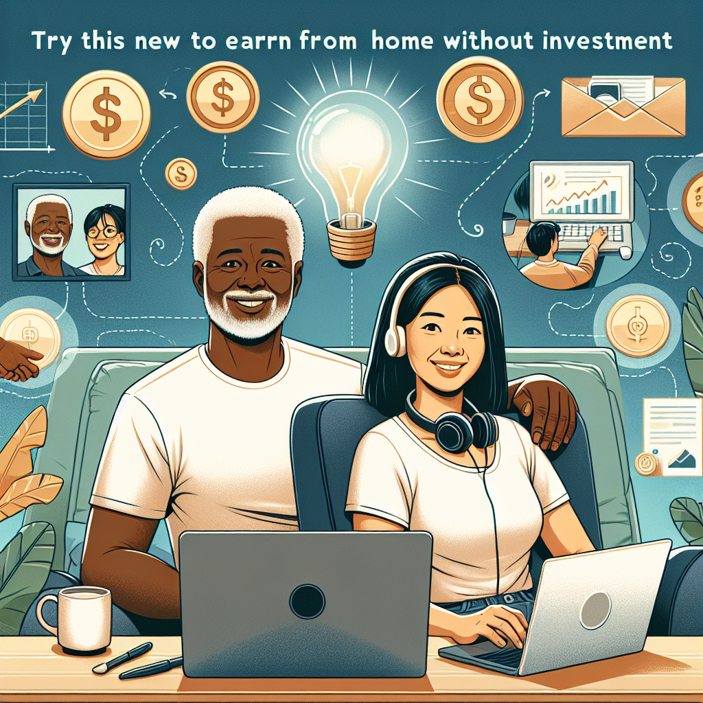Try This New Way To Earn From Home Without Investment