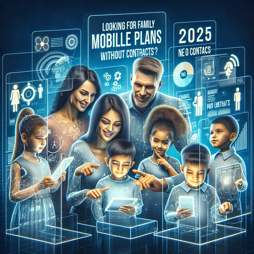 Family Mobile Plans Without Contracts 2025