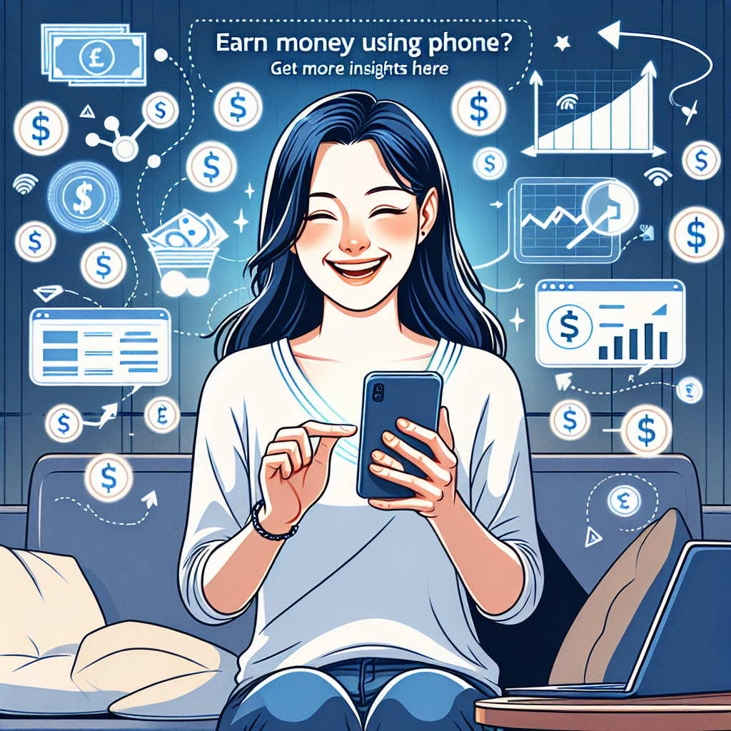 Earn Money Online Using Your Phone