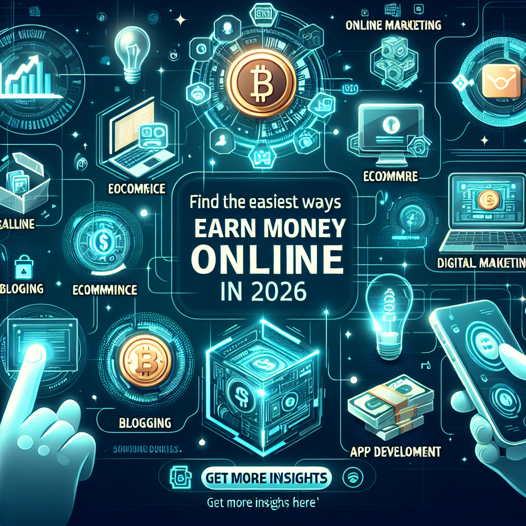 Find The Easiest Ways To Earn Money Online In 2026