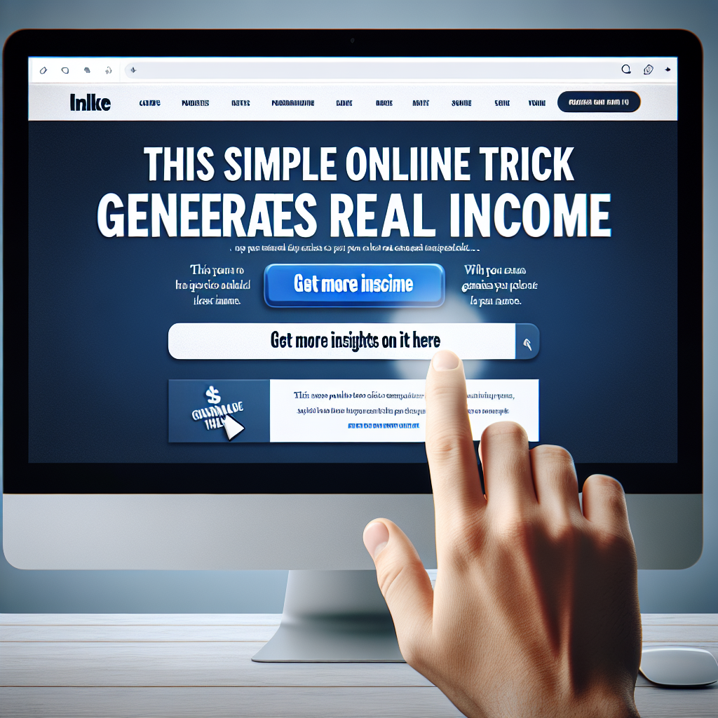 This Simple Online Trick Generates Real Income
