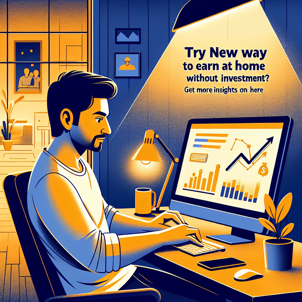 Try This New Way To Earn From Home Without Investment