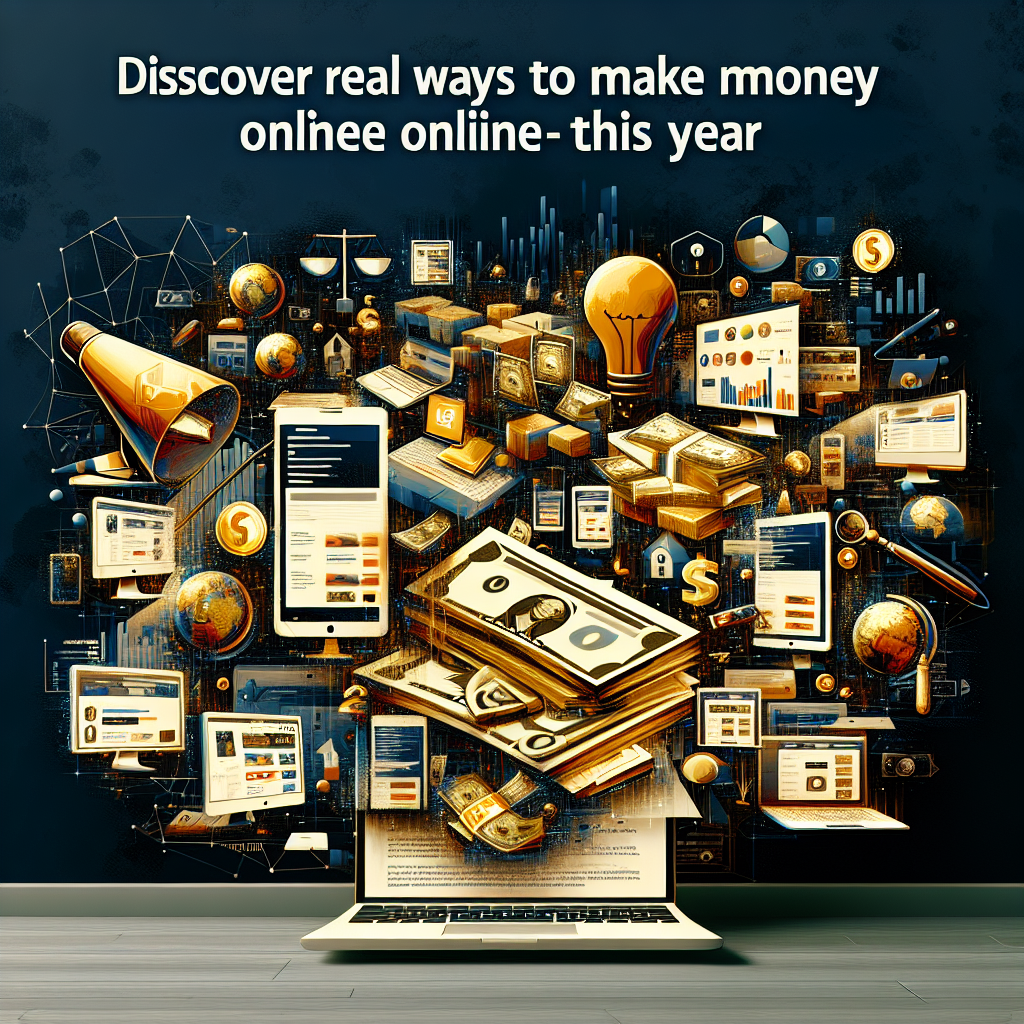 Discover Real Ways To Make Money Online This Year