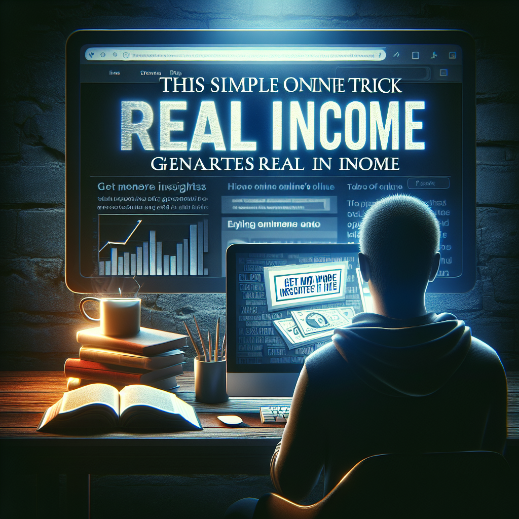 This Simple Online Trick Generates Real Income