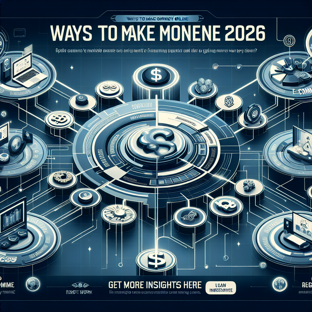 Ways To Make Money Online 2026