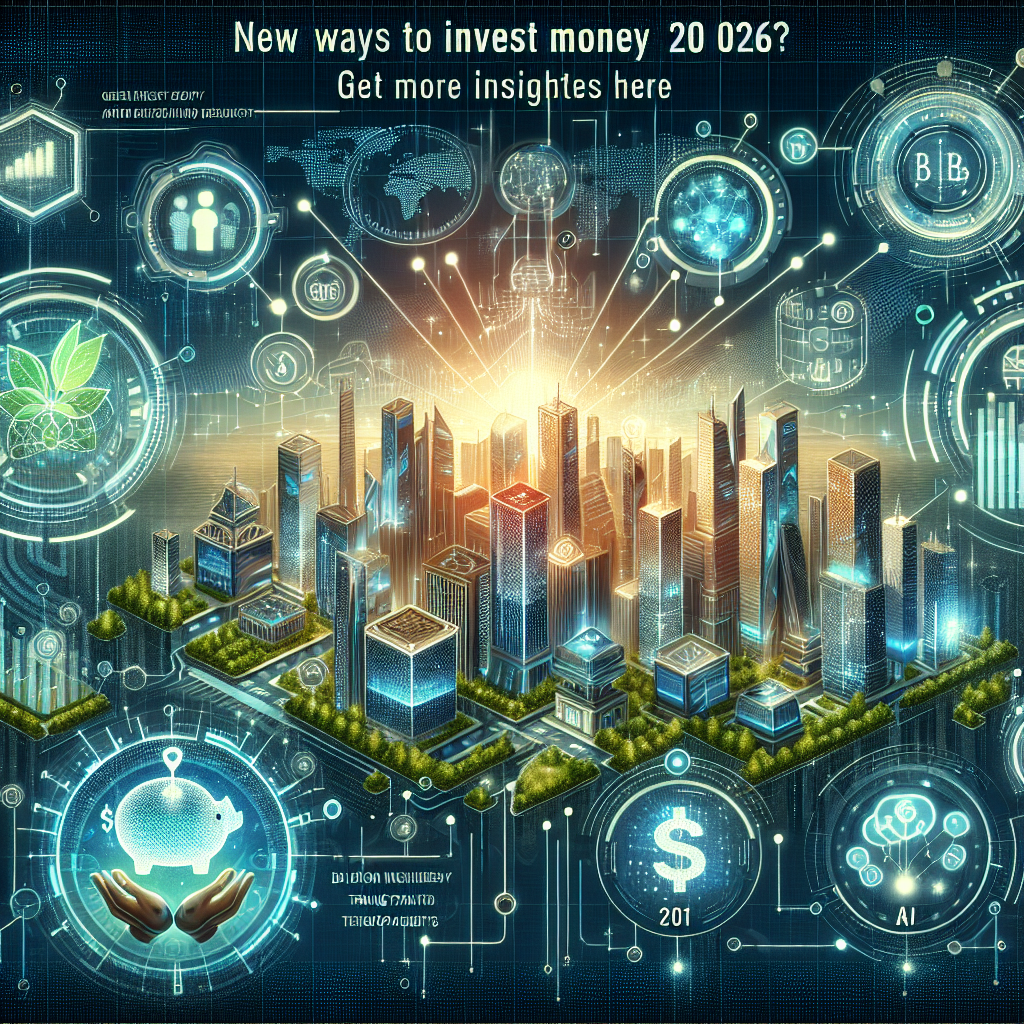 New Ways To Invest Money In 2026