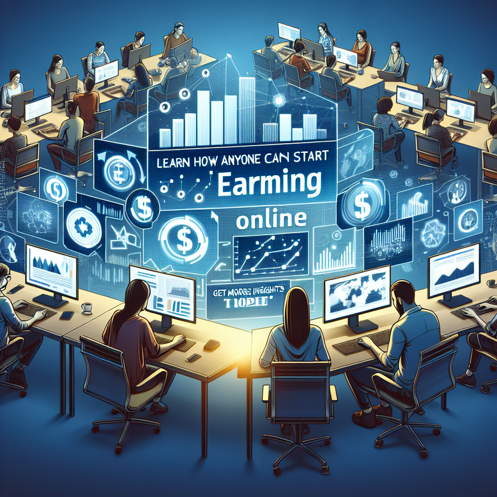 Learn How Anyone Can Start Earning Online Today