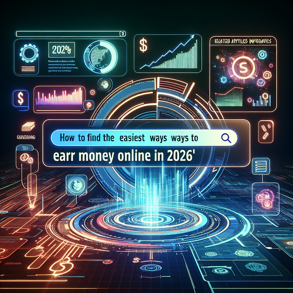 How To Find The Easiest Ways To Earn Money Online In 2026