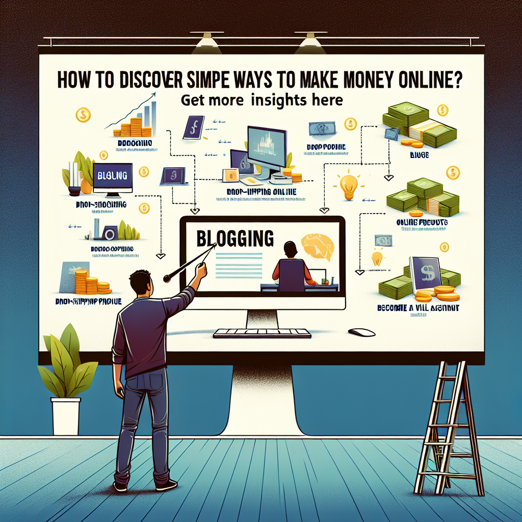 How To Discover Simple Ways To Make Money Online