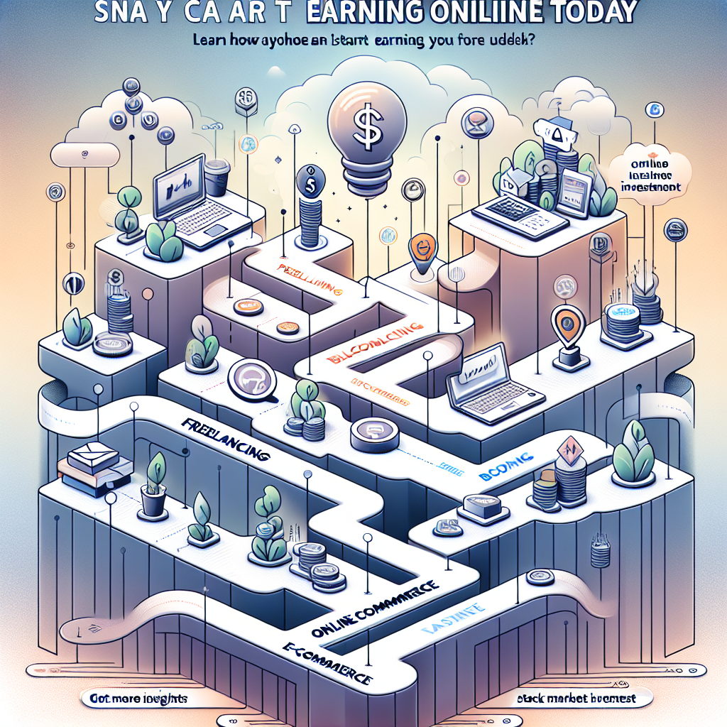 Learn How Anyone Can Start Earning Online Today