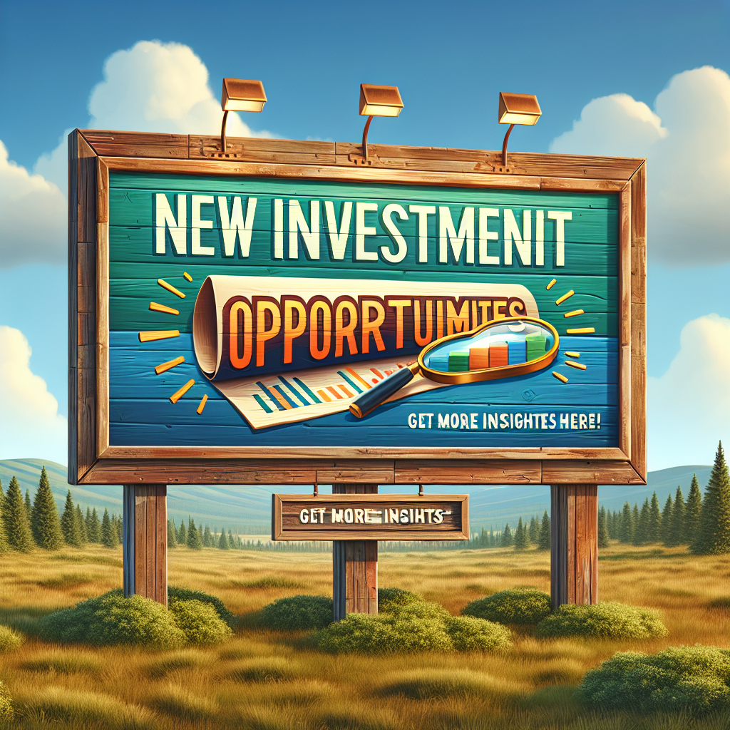 New Investment Opportunities
