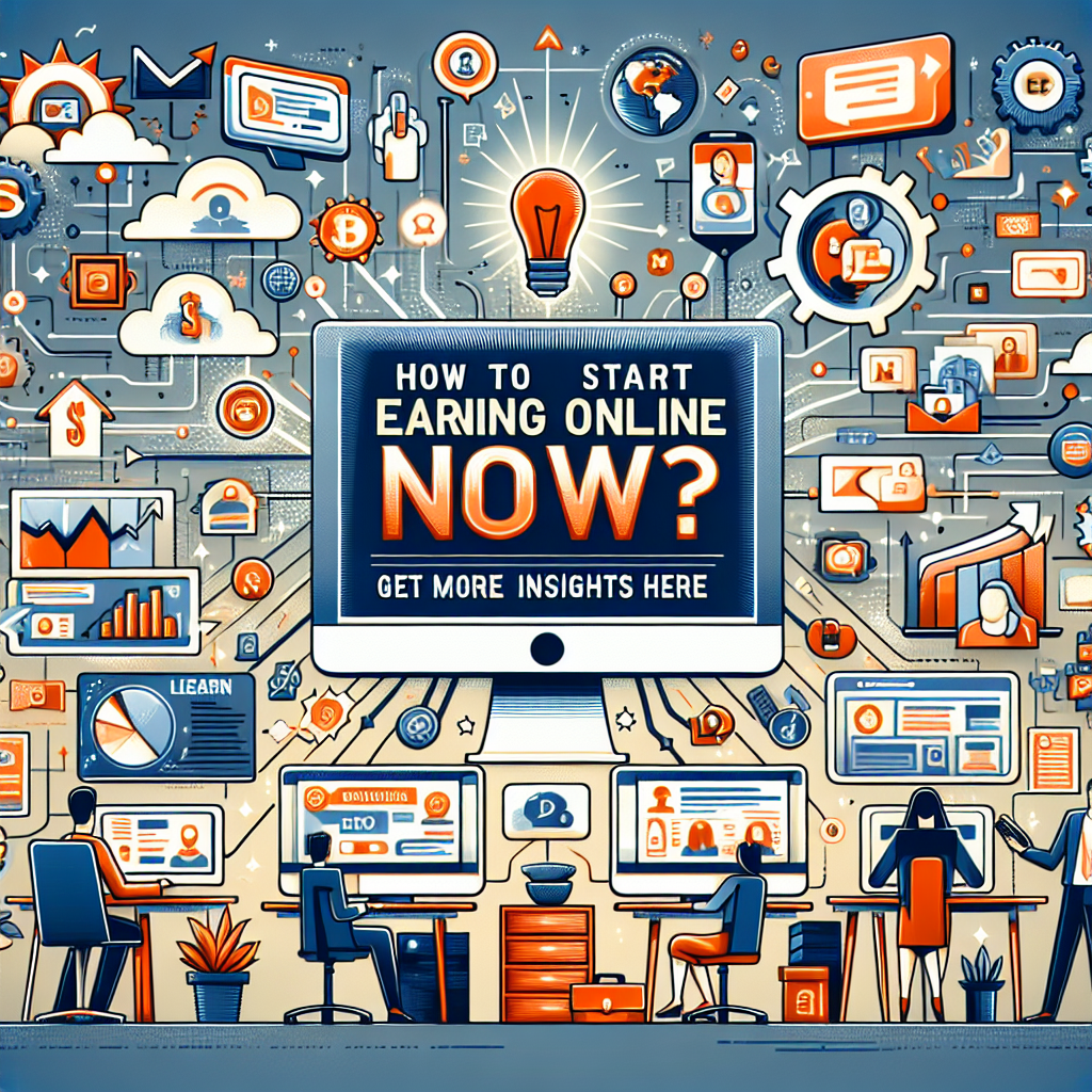 How To Start Earning Online Now
