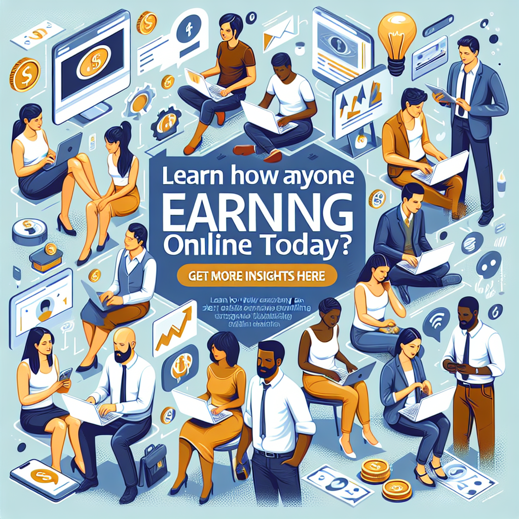 Learn How Anyone Can Start Earning Online Today