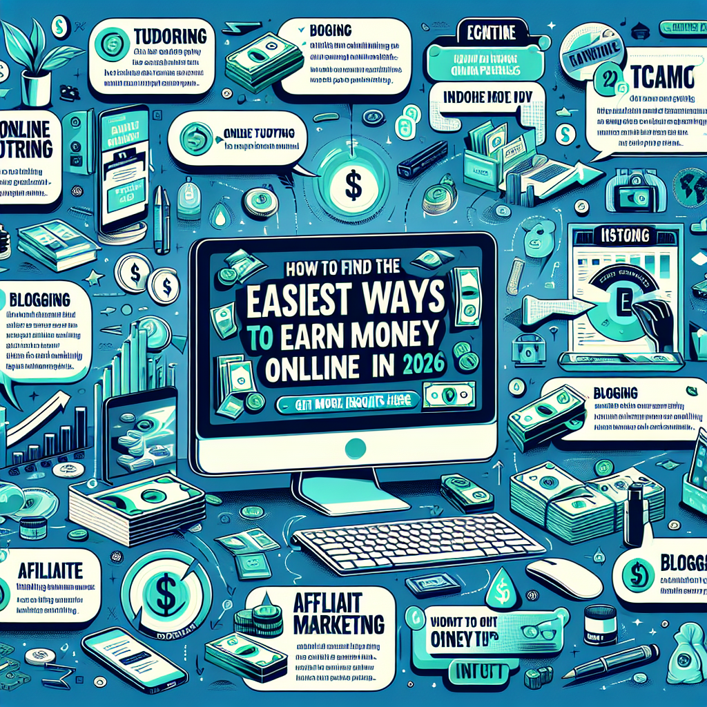 How To Find The Easiest Ways To Earn Money Online In 2026
