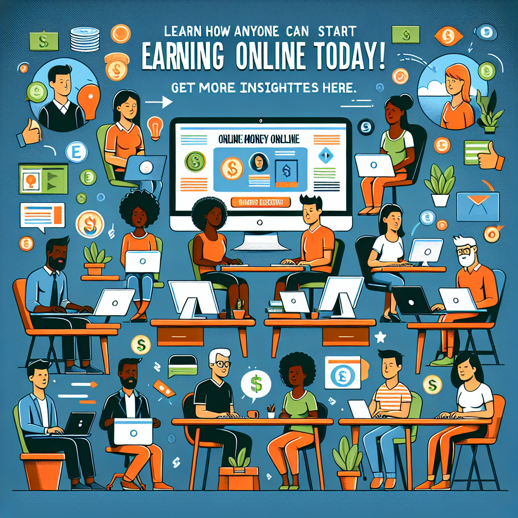 Learn How Anyone Can Start Earning Online Today