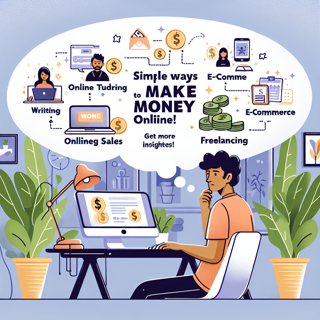 How To Discover Simple Ways To Make Money Online