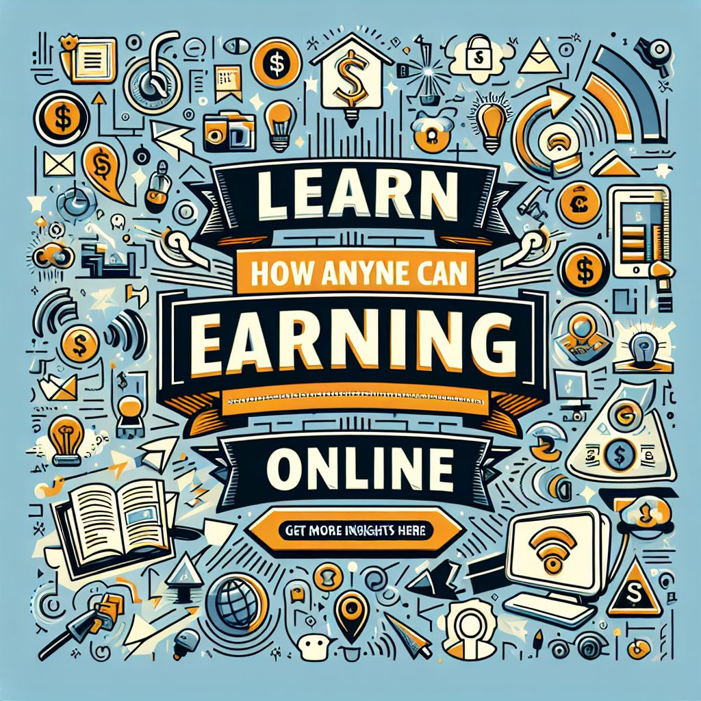 Learn How Anyone Can Start Earning Online Today