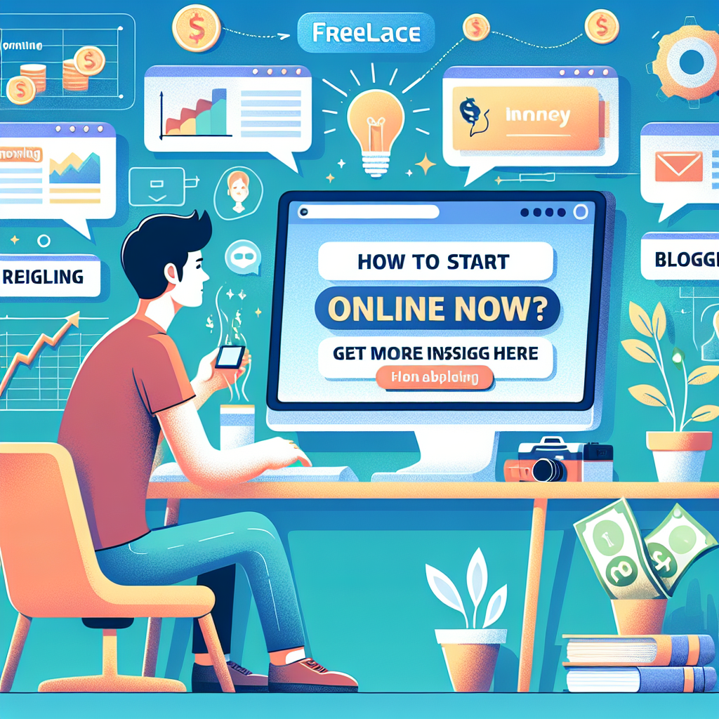 How To Start Earning Online Now