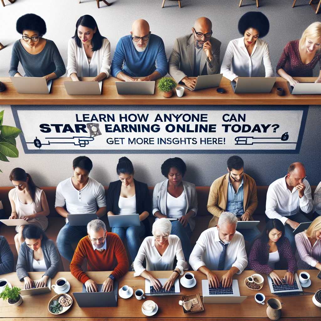 Learn How Anyone Can Start Earning Online Today