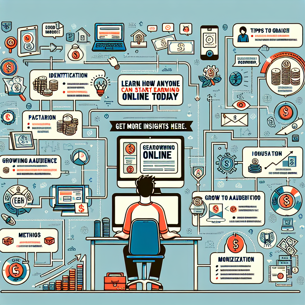 Learn How Anyone Can Start Earning Online Today