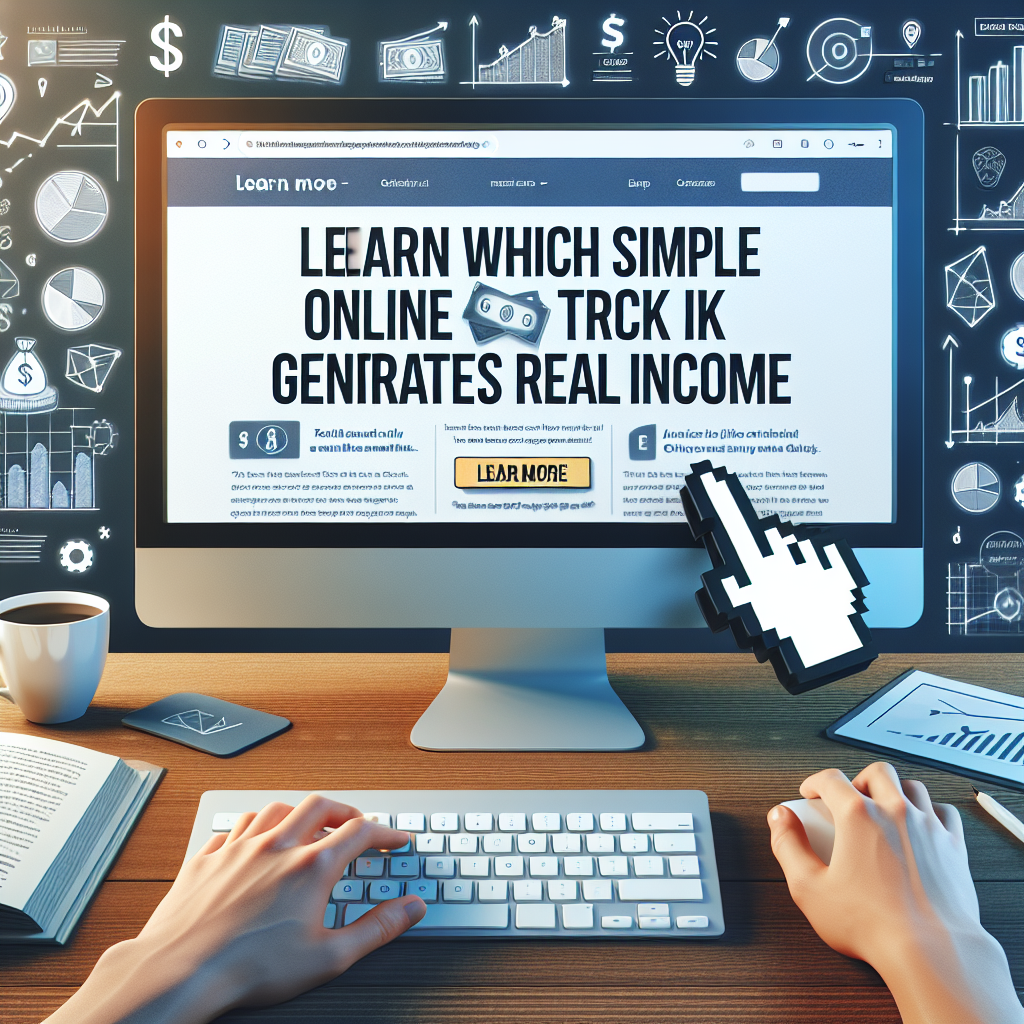 Learn Which Simple Online Trick Generates Real Income