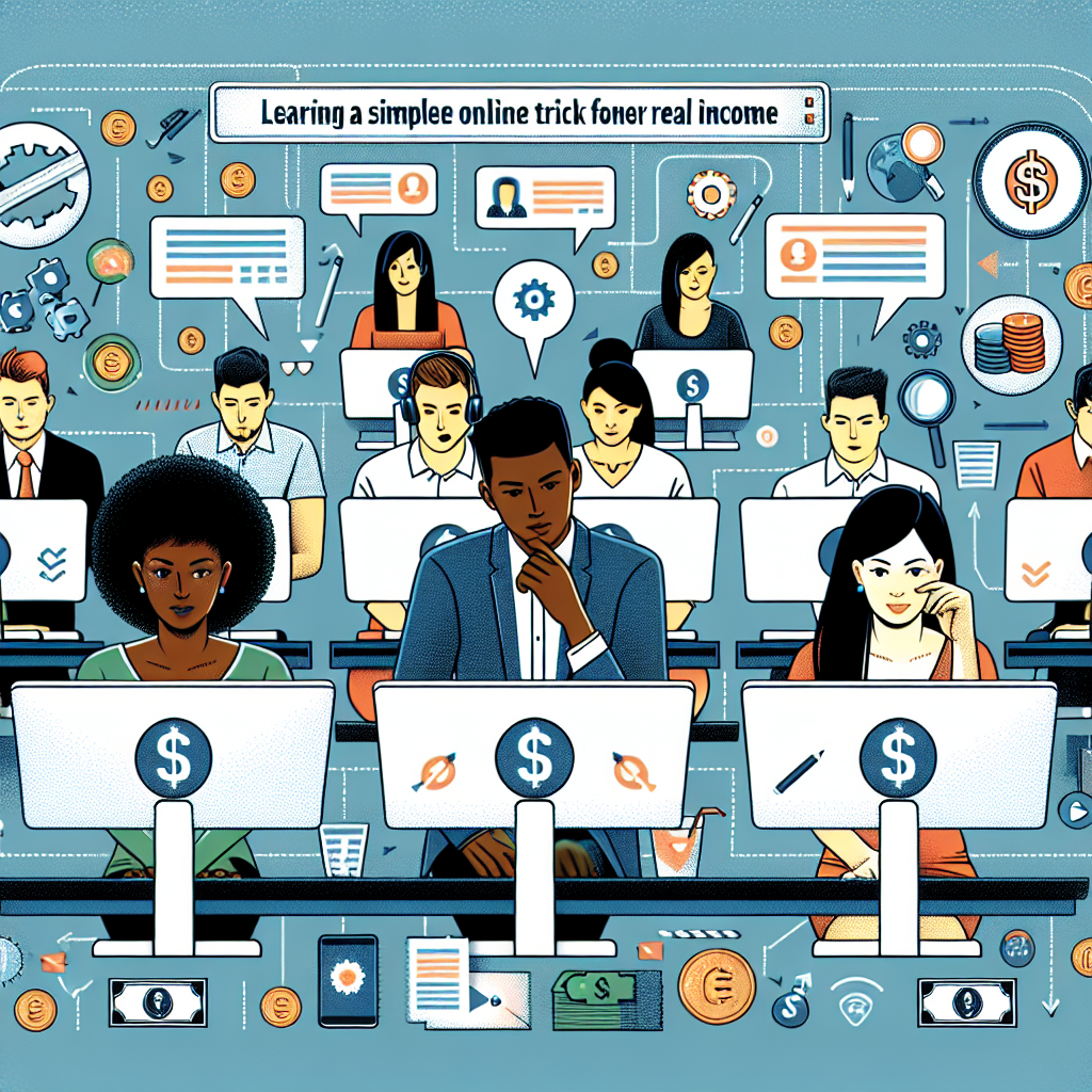 Learn Which Simple Online Trick Generates Real Income