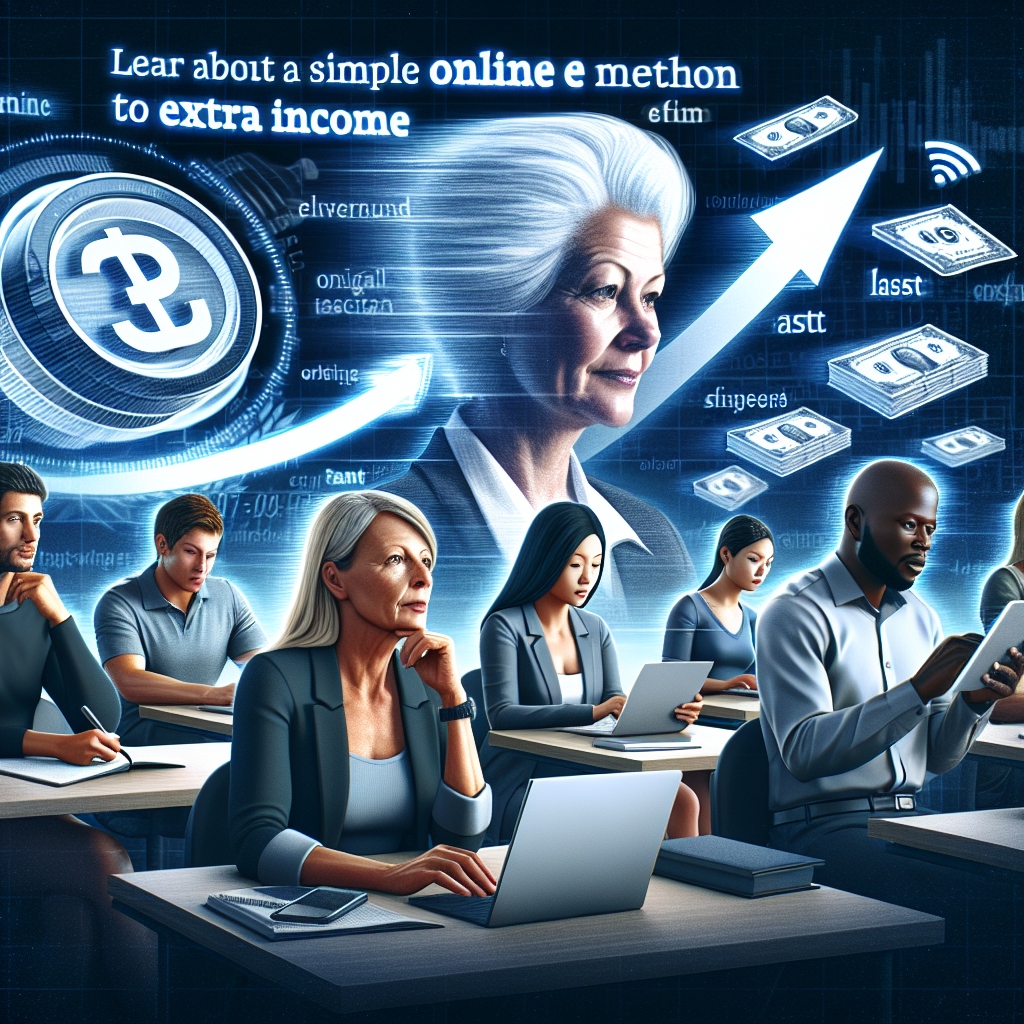 Learn About Simple Online Method Helping People Earn Extra Income Fast