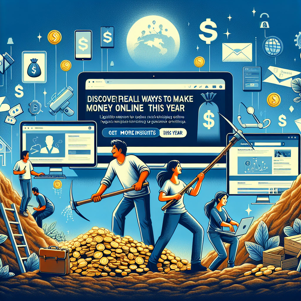 Discover Real Ways To Make Money Online This Year