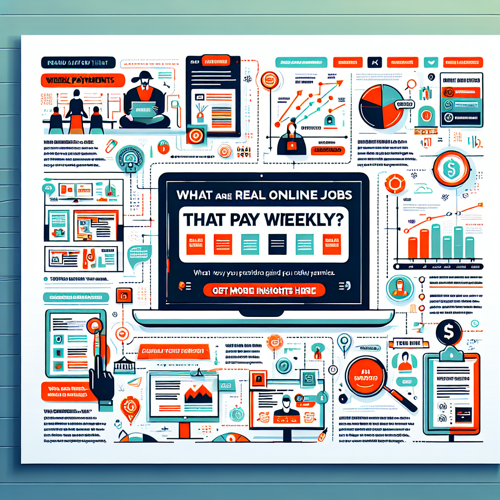 What Are Real Online Jobs That Pay Weekly