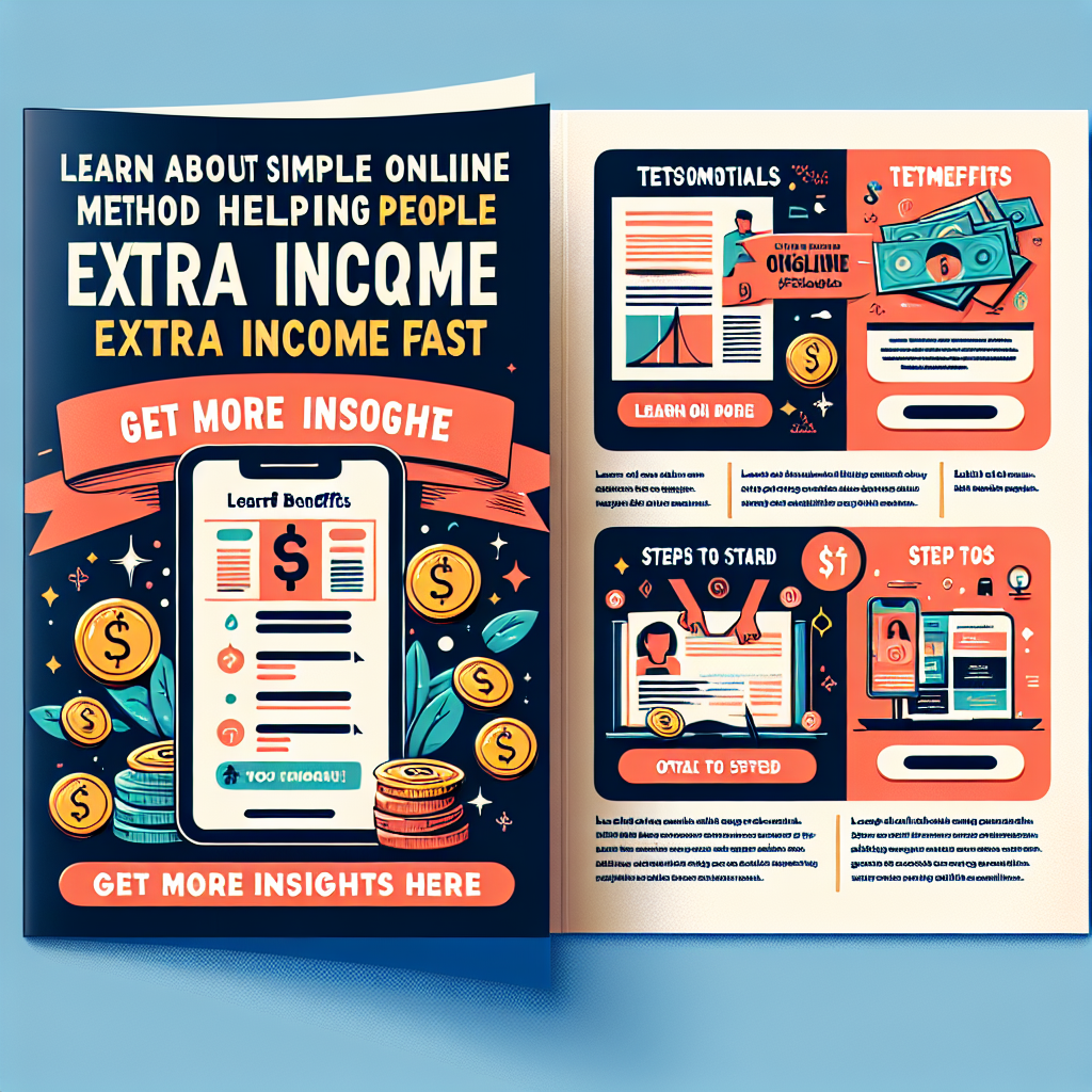 Learn About Simple Online Method Helping People Earn Extra Income Fast