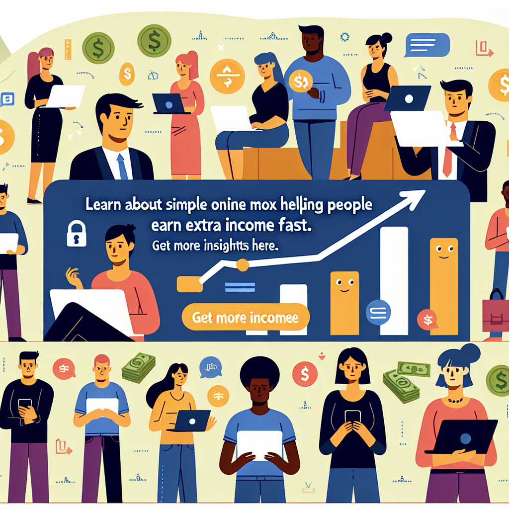 Learn About Simple Online Method Helping People Earn Extra Income Fast
