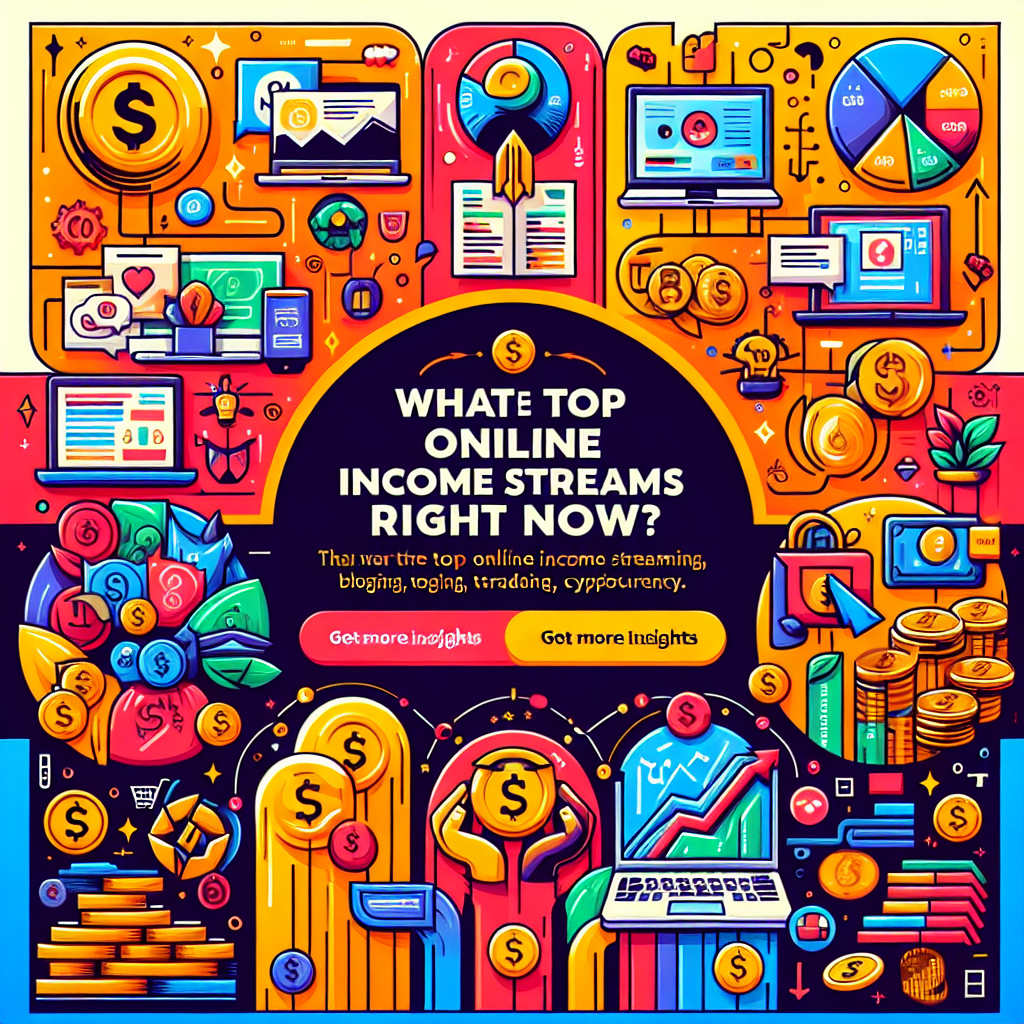 What Are Top Online Income Streams Right Now