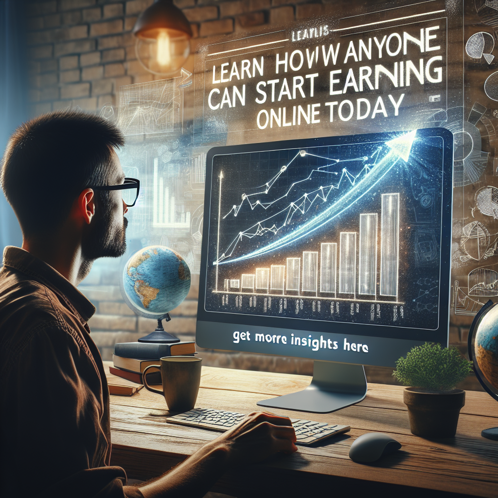 Learn How Anyone Can Start Earning Online Today