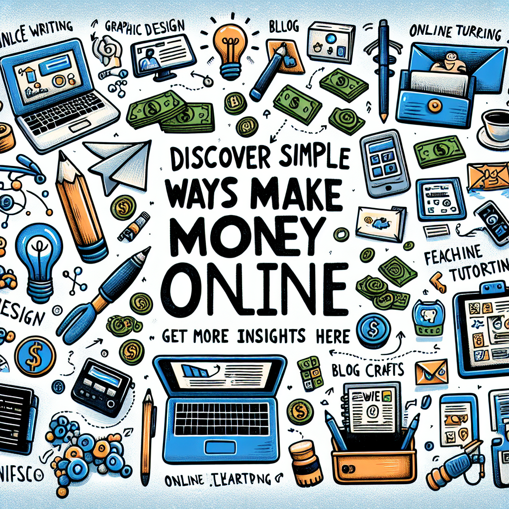 How To Discover Simple Ways To Make Money Online