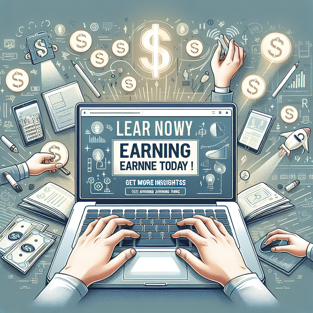 Learn How Anyone Can Start Earning Online Today