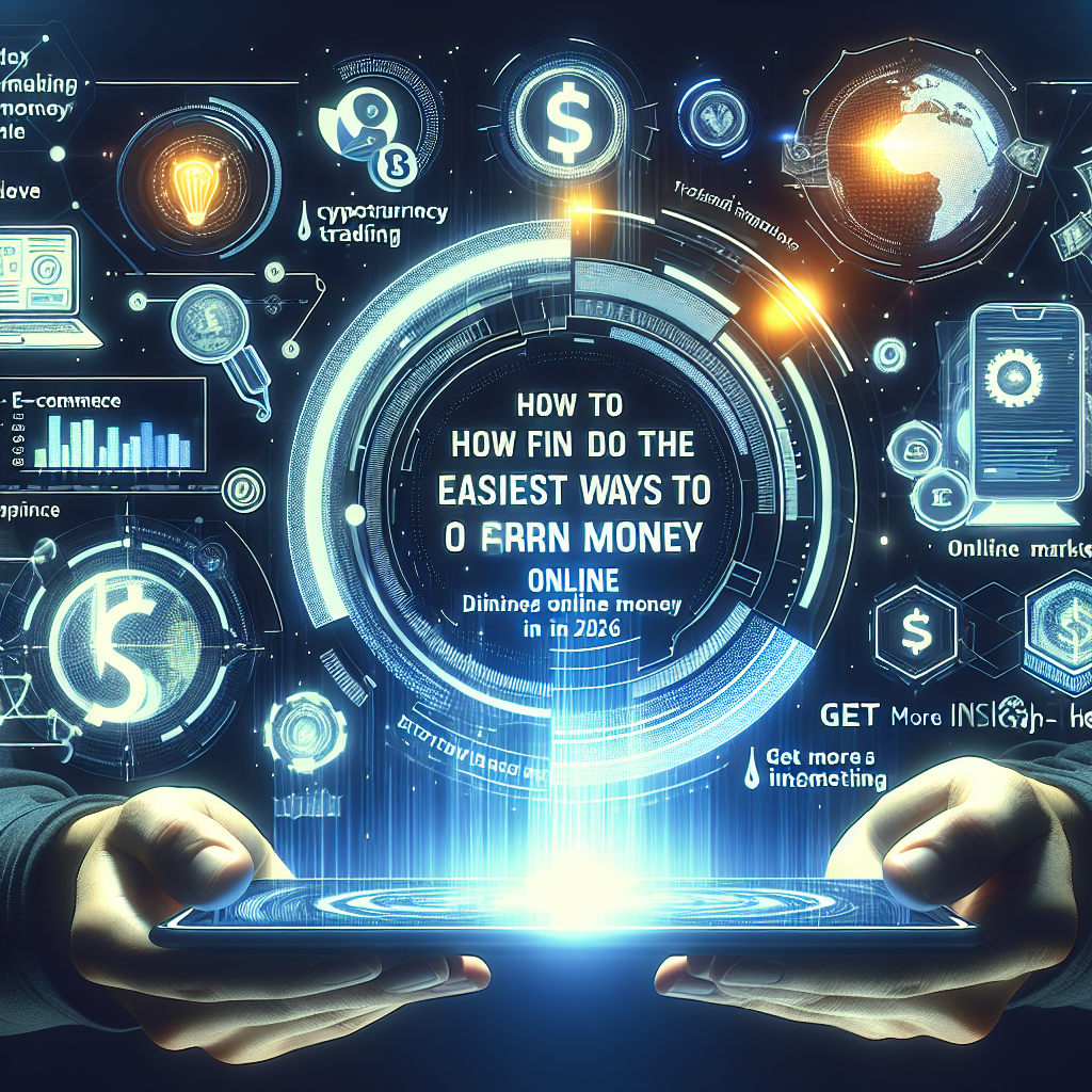 How To Find The Easiest Ways To Earn Money Online In 2026